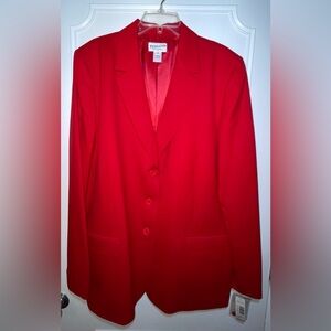 Pendleton Tall Blazer Size 20 Red